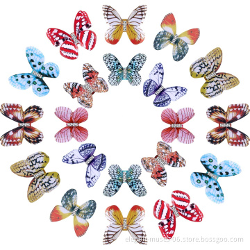 African Kids Children Colorful Butterfly Cuffs Loc Jewelry Hair Beads For Dreadlock Braiding Hair Extension